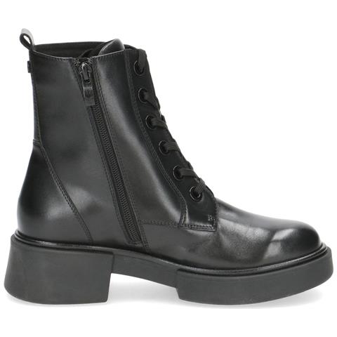 Black Casual Closed Booties Stivaletti Pelle Scarpe Donna Nero Eu 38, 9-25101-43-022 - Foto 3