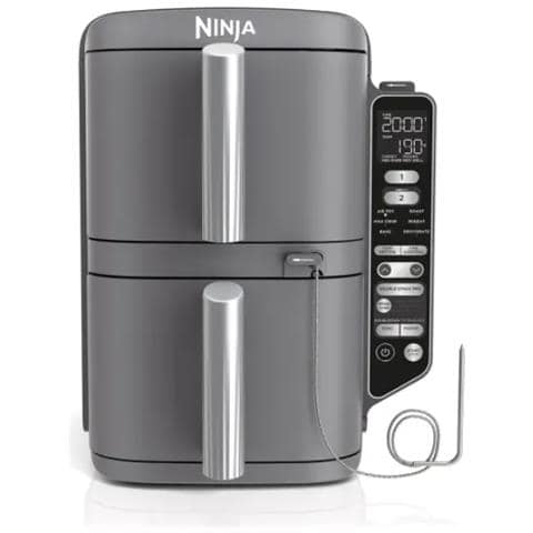 Friggitrice ad Aria Double Stack XL SL451EU Capacità 9.5 Litri 2470 Watt Colore Grigio - Foto 1