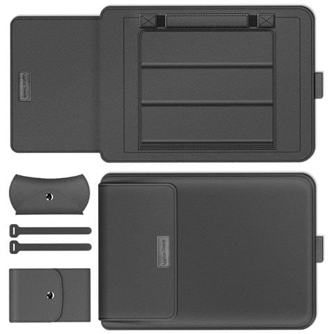 Custodia Per Laptop, Custodia Protettiva In Pelle Pu Grey 13-14 Pollici - Foto 1