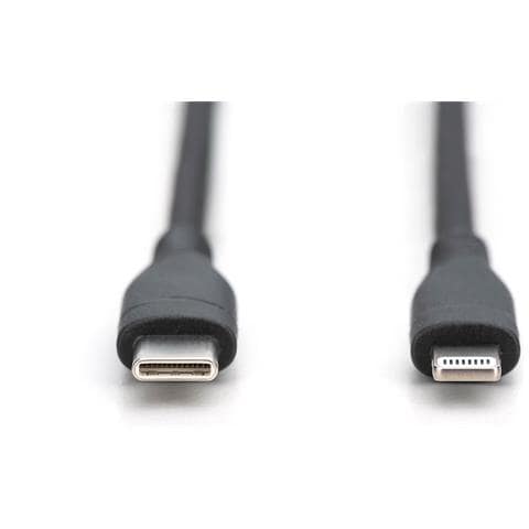 Cavo di collegamento in silicone Lightning, USB-C - Lightning, 1 m, nero - Foto 5