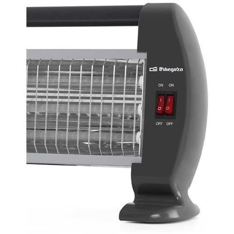 Orbegozo BP 0206 Interno Nero 1200 W Riscaldatore di ambienti elettrico al quarzo - Foto 8