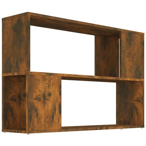 Lusso Casadino - Libreria Rovere Fumo 100x24x63 Cm In Legno Multistrato - Foto 1