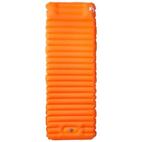 Materasso Campeggio Autogonfiabile Cuscini 1 Persona Arancio - Foto 1