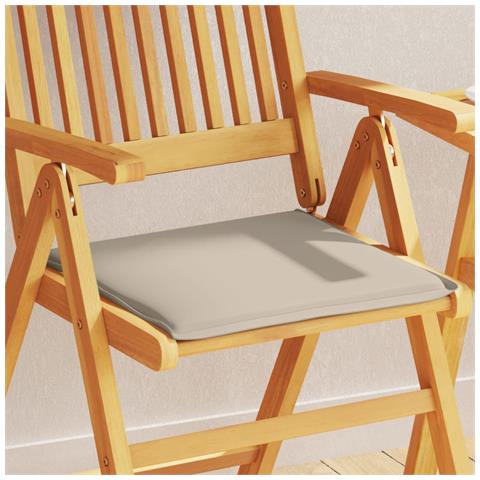 Lusso Casadino - Imbottitura Per Seduta Giardino 2pz Tortora 45x45x2 Cm Quadrata - Foto 8