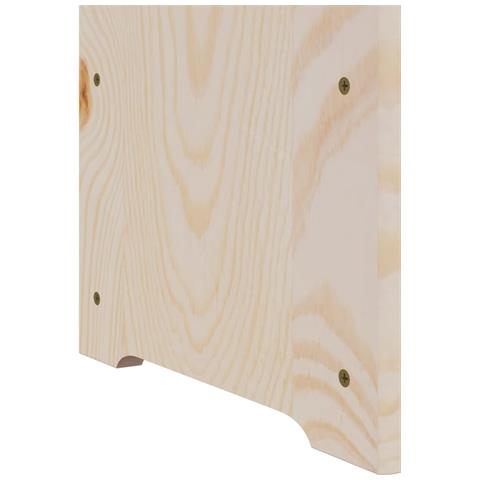 Lusso Casadino -  Portavini 33x25x37 Cm In Legno Massello Di Pino - Foto 8