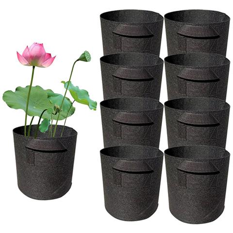 Set Di 8 Vasi Per Piante Da Laghetto Da 2 Galloni (19,8x19,8 Cm) - Foto 1