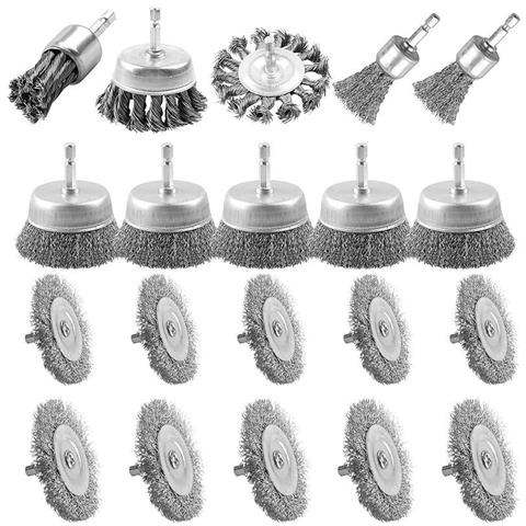 Set Di Spazzole Metalliche Multifunzione (20 Pezzi) - Foto 1