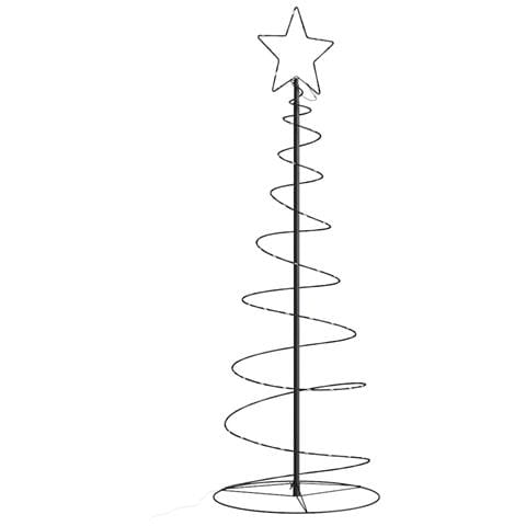Albero di Natale a LED 100 LED Bianco Caldo 150 cm - Foto 1