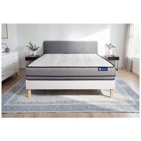 Kit Rete E Materasso Matrimoniale Actilatex Night 140x200cm - Spessore : 20cm - Lattice E Memory Foam- Molto Rigido - Foto 1