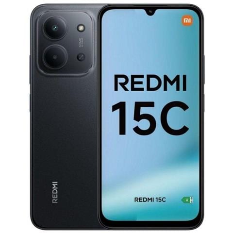 Redmi 15C 4G 128GB 4GB Ram Main Camera 50MP DaulSim USB Type-C Android Helio G81-Ultra 6000mAh Midnight Black - Foto 1