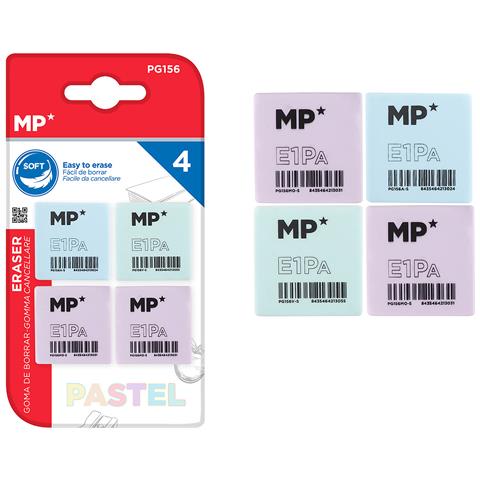 Set 4 Pz. Gomma Da Gomma Pastel 28 X 28 X 12 Mm - Foto 1