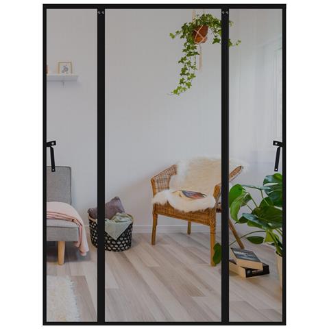 Zanzariera Magnetica Per Porta Balcone Terrazza Senza Trapano 152x205 Cm - Foto 1