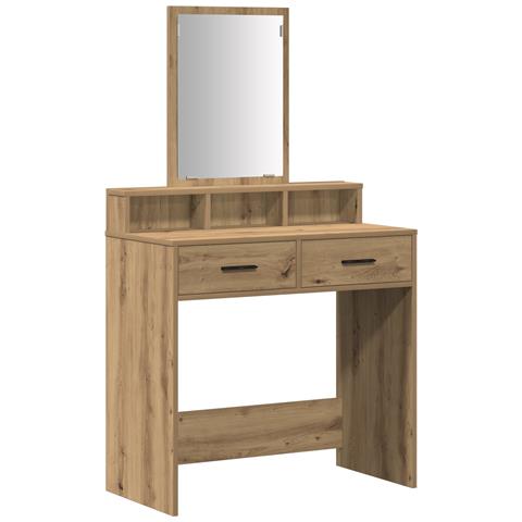 Toilette con cassetti in rovere fatto a mano 79x41x140 cm - Foto 1