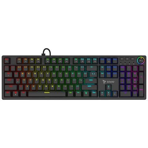 STYX Outemu Blue, Hot Swap, RGB tastiera Gaming USB QWERTY US International Nero - Foto 2