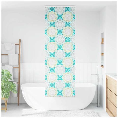 Tenda a Rullo per Doccia Cassonetto 60x240 cm Larghezza Tessuto - Foto 2