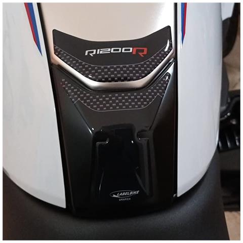 Adesivo In Gel 3d Carbonio Protezione Serbatoio Compatibile Per Moto Bmw R1200r - Foto 1
