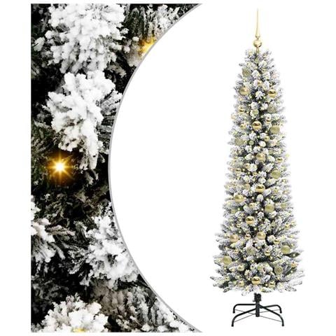 Albero di Natale artificiale con 300 LED Bianco 180 cm - Foto 1