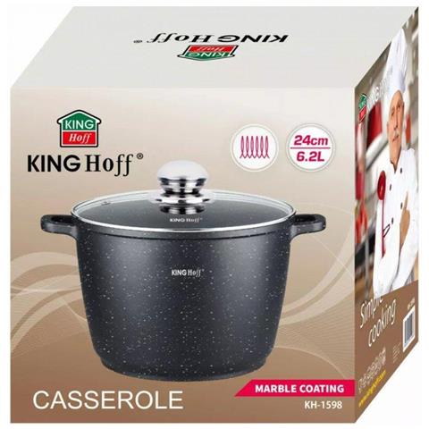 KH-1598 Pentola da forno rivestita in marmo da 24 cm - Foto 4