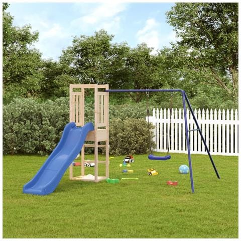 Set da Gioco da Esterno in Legno Massello di Pino - Foto 2