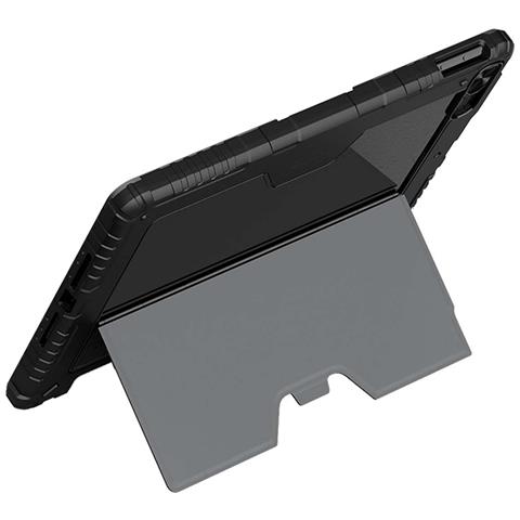 Custodia Con Tastiera E Paraurti Per Ipad 10.2"" 2019 / 2020 / 2021 Antiurto, Nero - Foto 5
