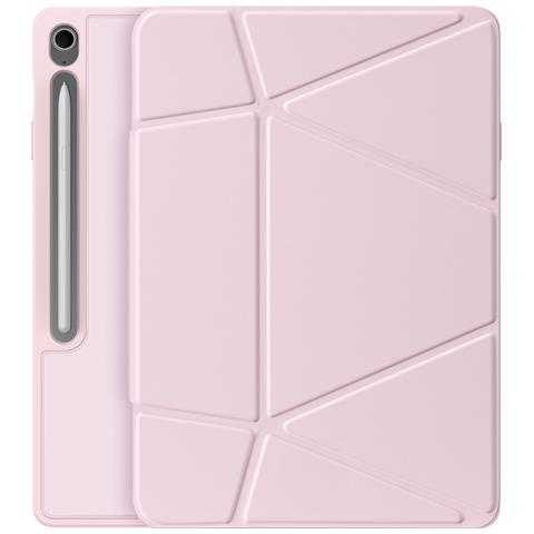 Cover per Galaxy Tab S10 FE+ - Pelle /PU, Rosa - Foto 1