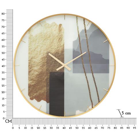 Orologio Da Parete Vkh289-multicolore-mdf-5x5x80 Cm - Foto 6