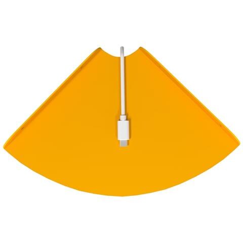 Mensola sospesa 4 pcs Giallo senape 18 x 18 x 2 cm - Foto 9