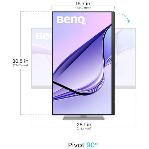 MA320UG Monitor PC 80 cm (31.5") 3840 x 2160 Pixel 4K Ultra HD Bianco - Foto 2