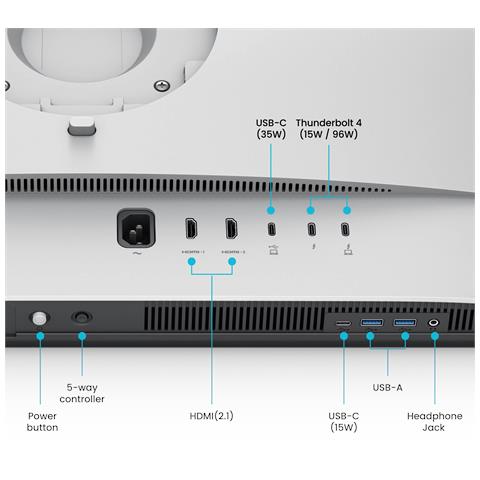 MA320UG Monitor PC 80 cm (31.5") 3840 x 2160 Pixel 4K Ultra HD Bianco - Foto 5
