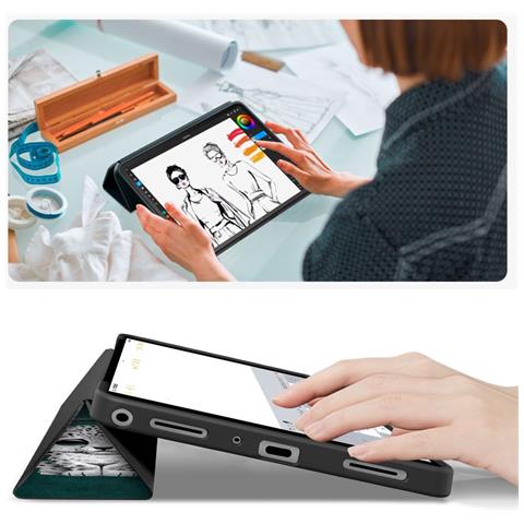 Custodia Verde Techprotect Per Samsung Galaxy Tab A9+ / A11+ 11.0 - Foto 6