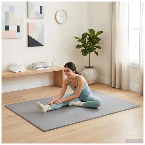 Tappeti 6 pz Grigio 2,16 m² Schiuma EVA - Foto 2