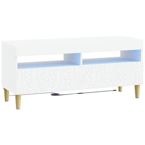 Mobile TV LED Bianco Legno ingegnerizzato - Foto 1
