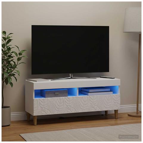 Mobile TV LED Bianco Legno ingegnerizzato - Foto 2