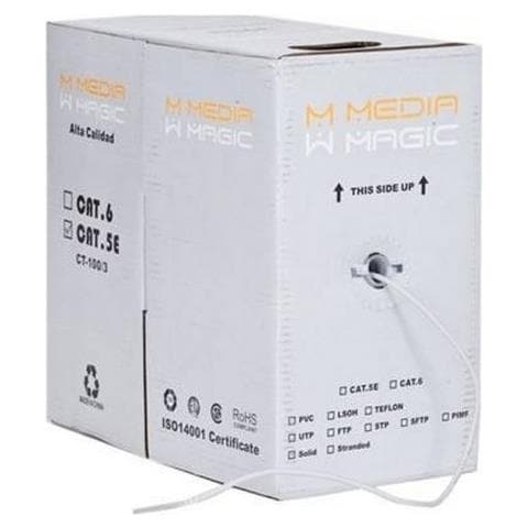 Cavo Di Rete Rigido Utp Categoria 5e Ll-ct-100 100 M Beige - Foto 1