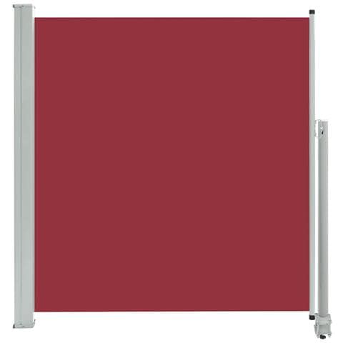 Tenda Da Sole Laterale Retrattile Per Patio 140x300 Cm Rossa - Foto 1