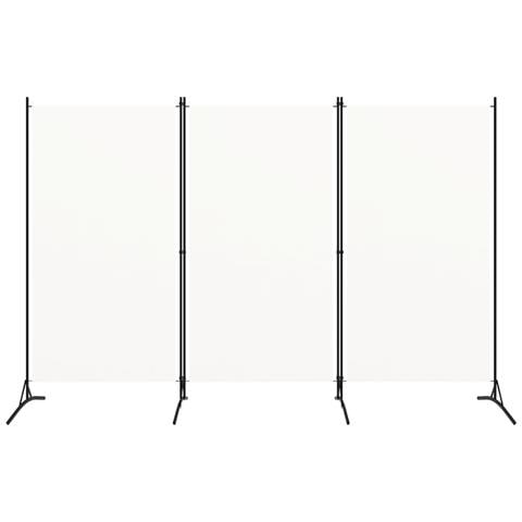 Divisorio a 3 Pannelli Bianco 260x180 cm in Tessuto - Foto 2