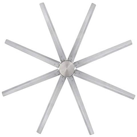 Widespan Ceiling Fan, Brushed Nickel, 254 Cm - Foto 1