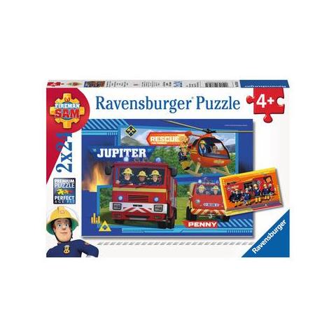 Puzzle 2x24 Elemente - Strazak Sam, Zur Rettung (078264)  - Foto 1