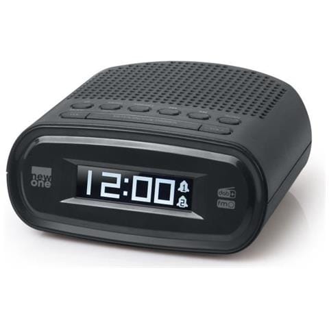 Crd 160 - Radiosveglia Dab + / Fm - Schermo Lcd - 20 Stazioni Preimpostate - Sveglia Tramite Radio O Cicalino - Presa Per Cuffie - Nero - Foto 1
