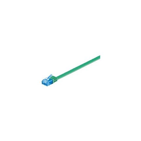 V-UTP6A15G-FLAT, RJ-45, RJ-45, Maschio / maschio, Cat6a, U / UTP (UTP) , Verde - Foto 1