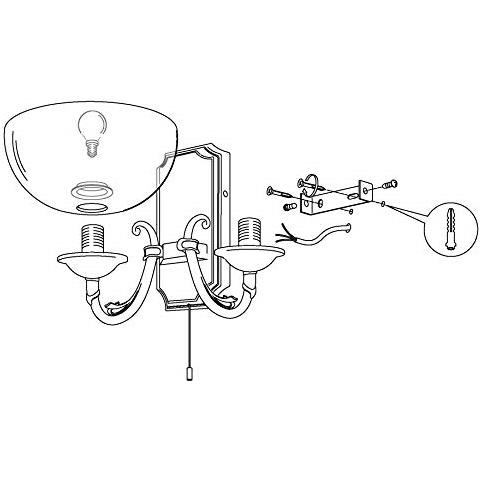 Savoy, Interno, E14, Bronzo, Vetro, Metallo, Bianco, Superficie - Foto 2