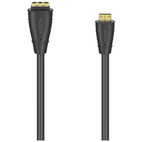 00205167 cavo HDMI 0,1 m HDMI Type C (Mini) HDMI tipo A (Standard) Nero - Foto 1