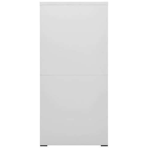 Armadio Classificatore Grigio Chiaro 46x62x133 Cm In Acciaio - Foto 14