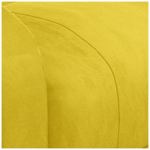 Poltrona Alzapersona Massaggiante Reclinabile Gialla In Velluto - Foto 9