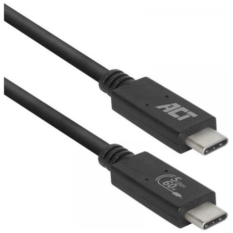 Ac7402 Cavo Usb 2 M Usb 3.2 Gen 1 (3.1 Gen 1) Usb C Nero - Foto 1