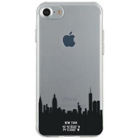 Cover Per Iphone Se 2020/8/7 Semirigida Monumenti Di New York, Trasparente - Foto 1