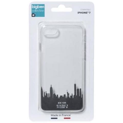 Cover Per Iphone Se 2020/8/7 Semirigida Monumenti Di New York, Trasparente - Foto 2