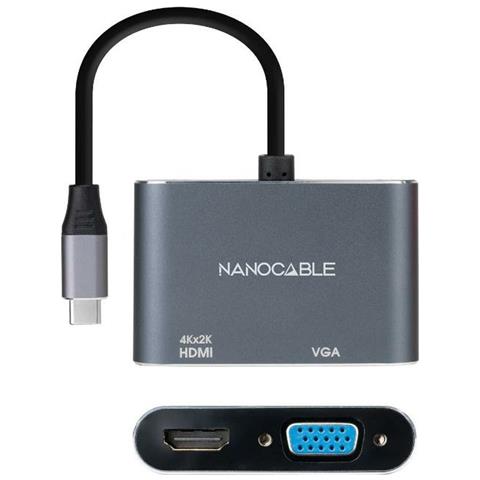 Adattatore Usb C Con Vga /hdmi 10.16.4303 4k Ultra Hd - Foto 3