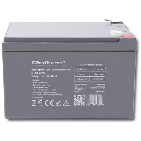 Batteria Per Gruppo Di Continuità Ups 53049 12 Ah 12 V - Foto 5