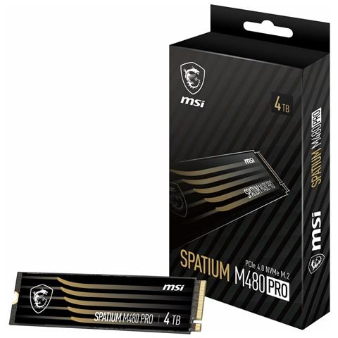 Hard Disk Msi Spatium M480 Pro 4 Tb Ssd - Foto 1